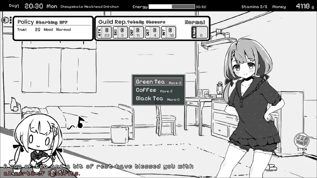 Living With Sister: Monochrome Fantasy screenshot 2