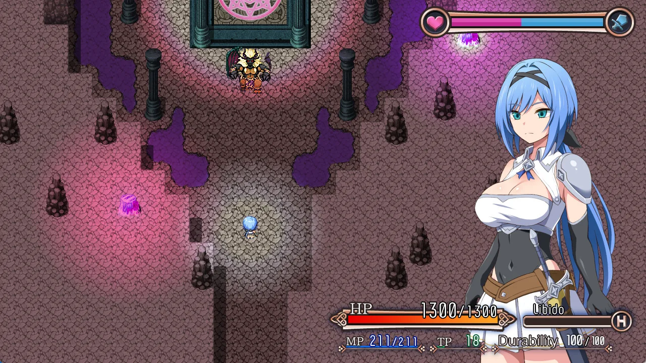 Nightmare Knight ~Sacred Maiden & Fallen Magic~ banner