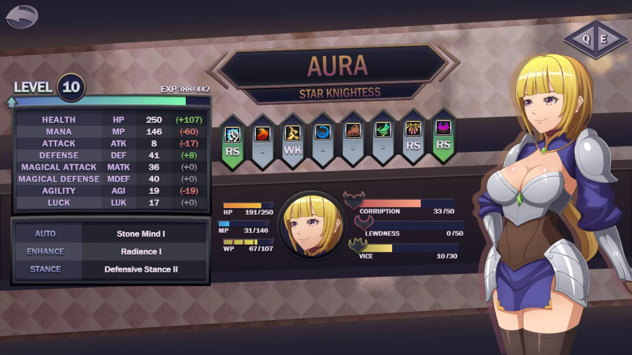 Star Knightess Aura banner