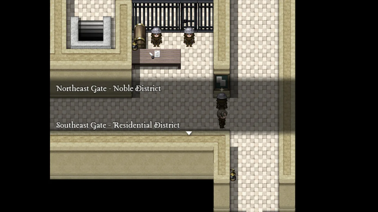 The Black Guards of Odom - Desert Town Prison banner