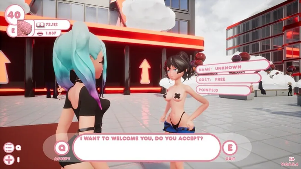 Waifu Dreams City screenshot 2