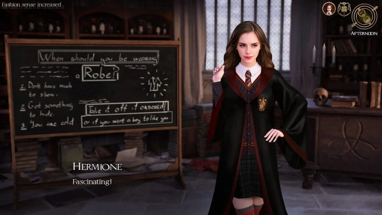 With Hermione banner